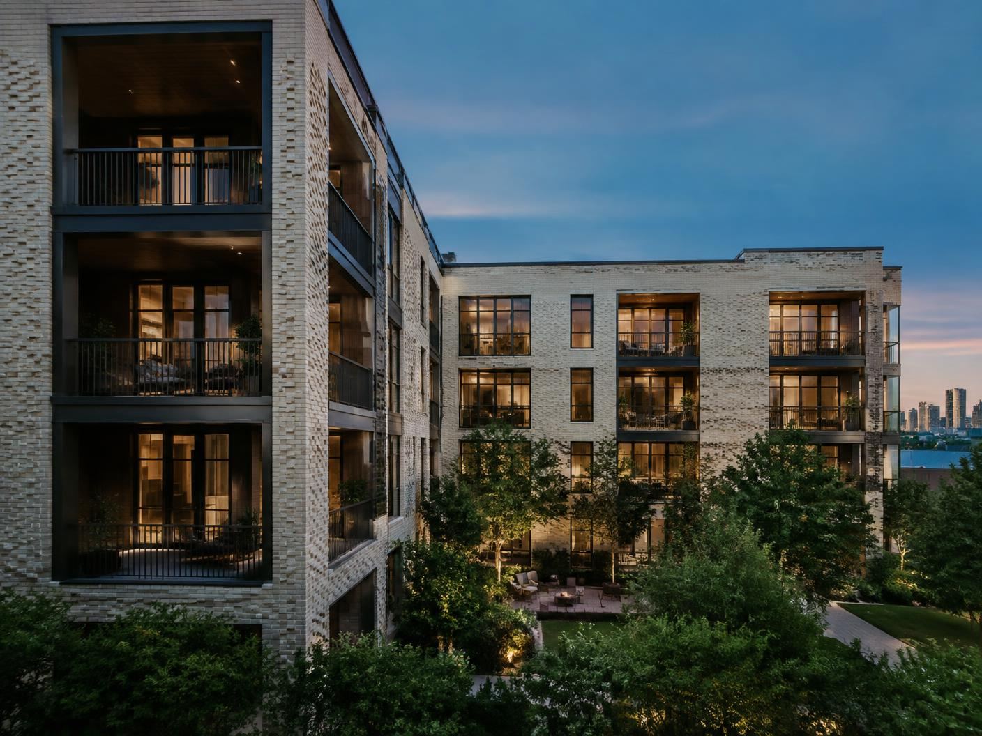 Architectural representation for Delta Apartments, Austin, Texas