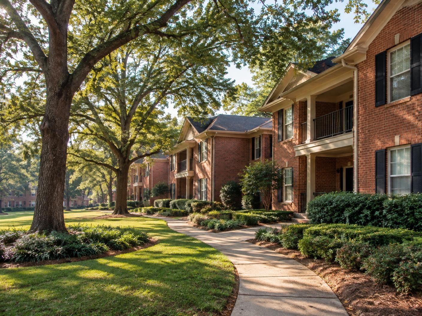 Architectural representation for Hickory Grove Apartments, Memphis, Tennessee